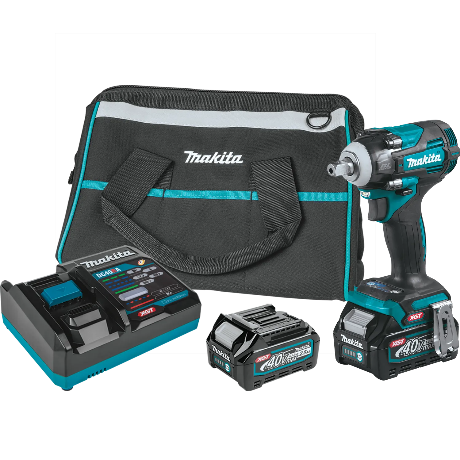 Makita GWT05D 40V Max XGT 1/2" Impact Wrench Kit