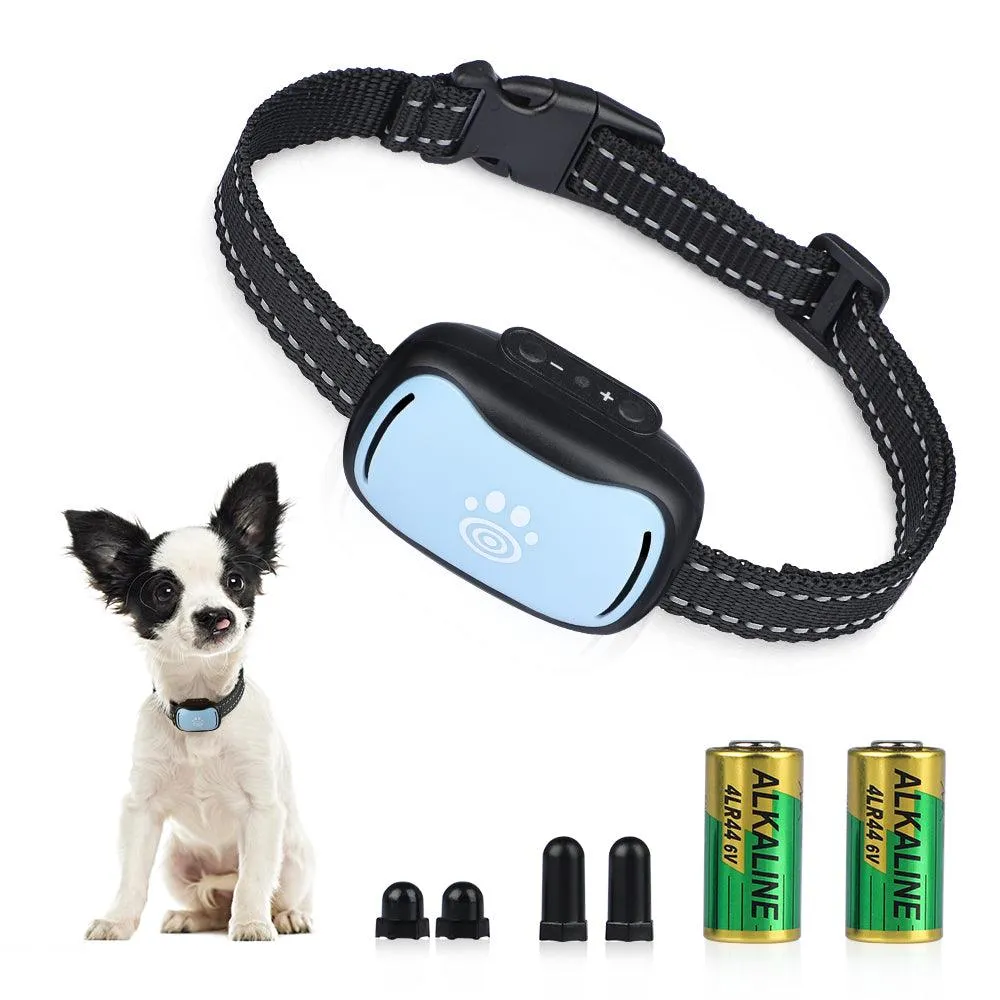 Masbrill No Shock Small Dog Bark Collar Most Humane Stop Barking Collar Control Device-PET687V