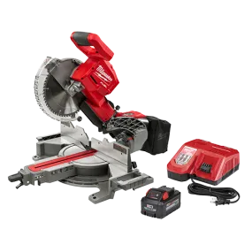 Milwaukee 2734-21 M18 Fuel 10" Dual-Bevel Sliding Compound Miter Saw Kit