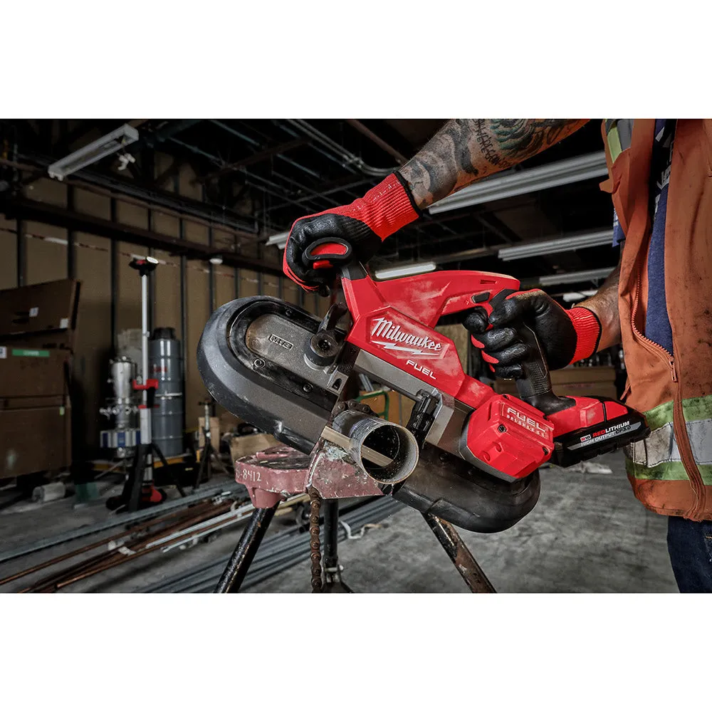 Milwaukee 2829S-20 M18 Fuel Compact Dual-Trigger Band Saw, Bare