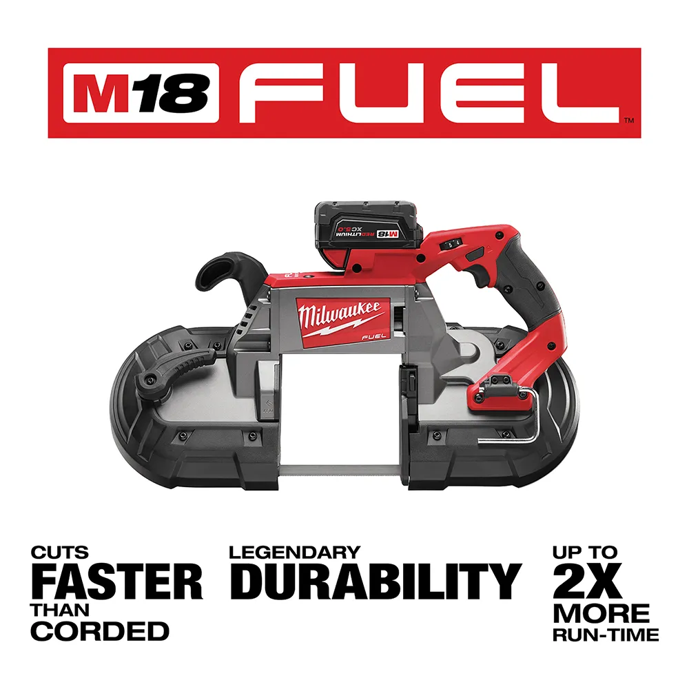Milwaukee M18 Fuel Deep Cut Band Saw - 2 Battery Kit