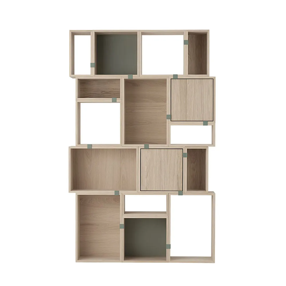 muuto | stacked storage system | open module | medium oak