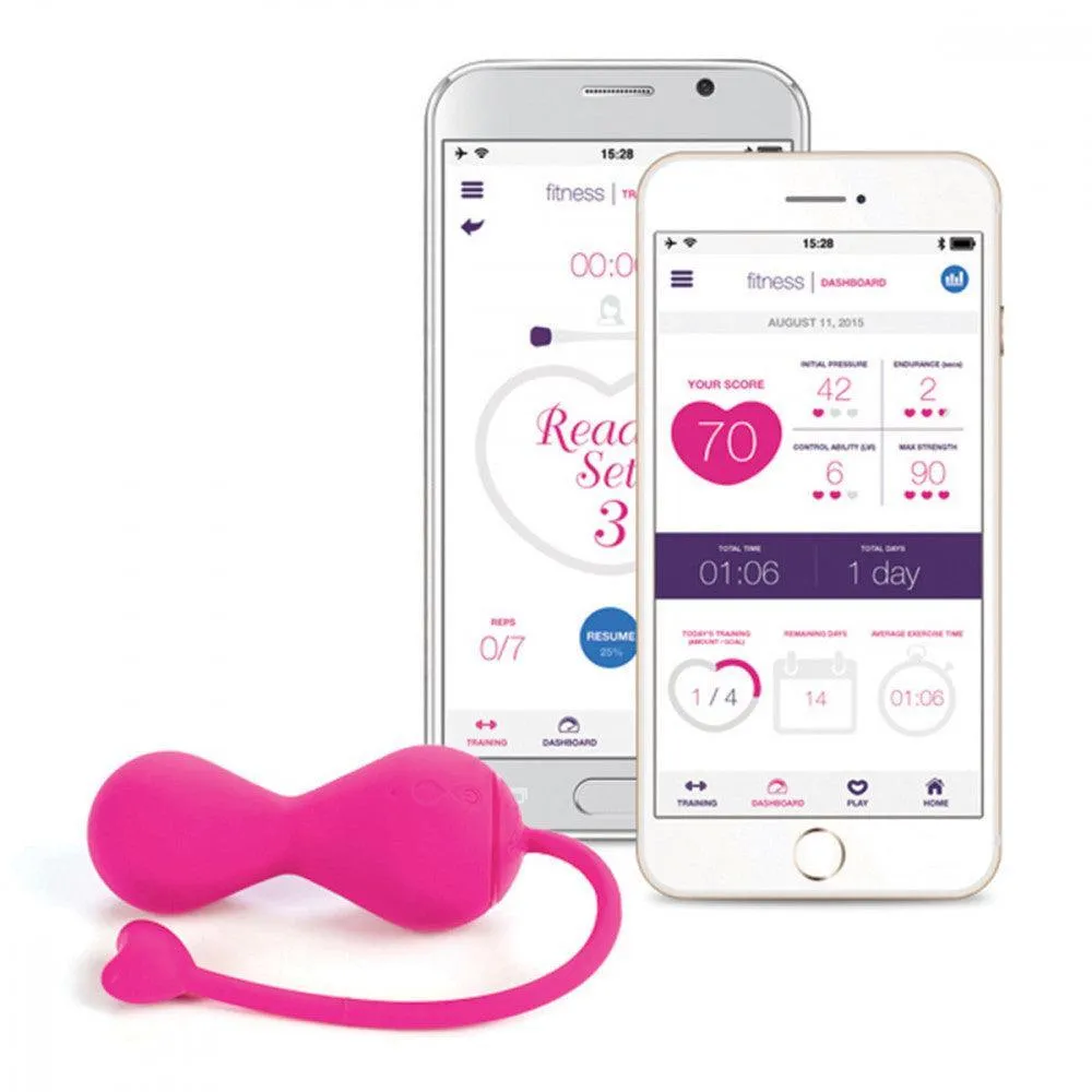 OhMiBod Krush Smart Kegel Fitness Balls with Sensors