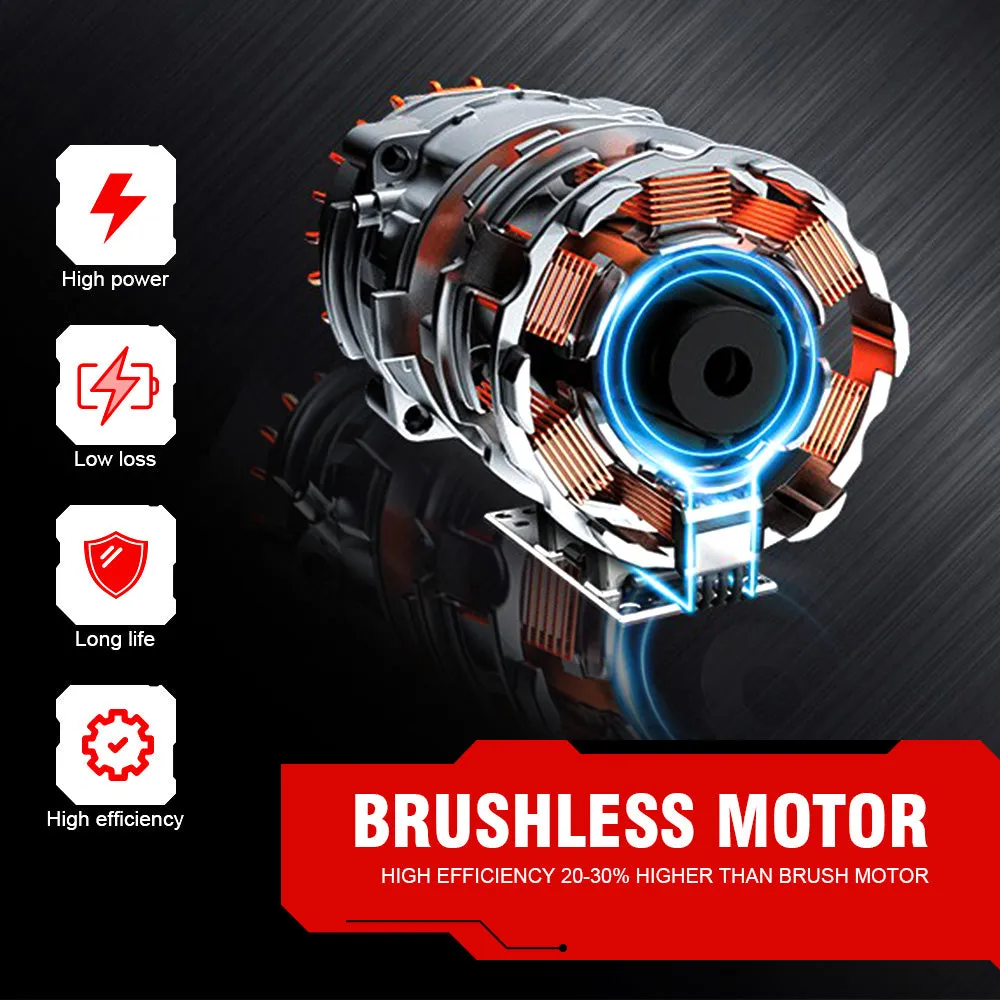 ONEVAN 8" Telescoping Pole(1.3-2.25m) Brushless Cordless Chainsaw | For Makita 18V Battery