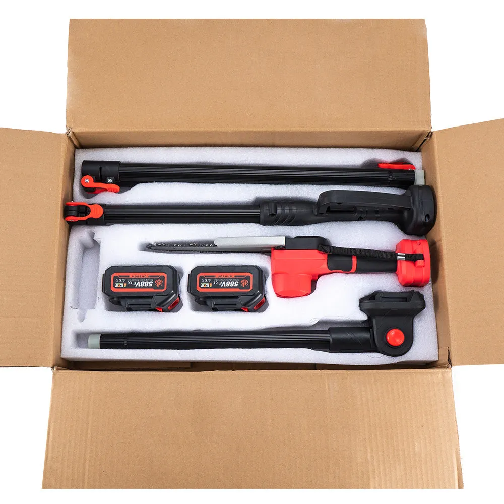 ONEVAN 8" Telescoping Pole(1.3-2.25m) Brushless Cordless Chainsaw | For Makita 18V Battery