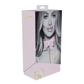 Ouch! International Paris Collection Collar with Leash Pink