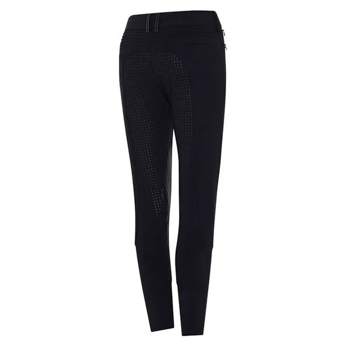 PANTALONE DA EQUITAZIONE DONNA GRIP AL GINOCCHIO MOD.CHLOE EMBROIDERY