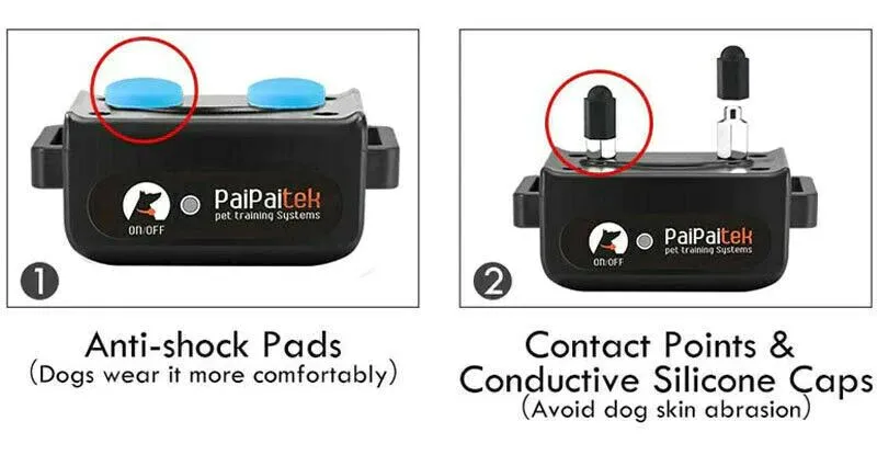 PPTekPro™ Remote Dog Shock Training Collar: 3280ft, Rechargeable, Waterproof LCD