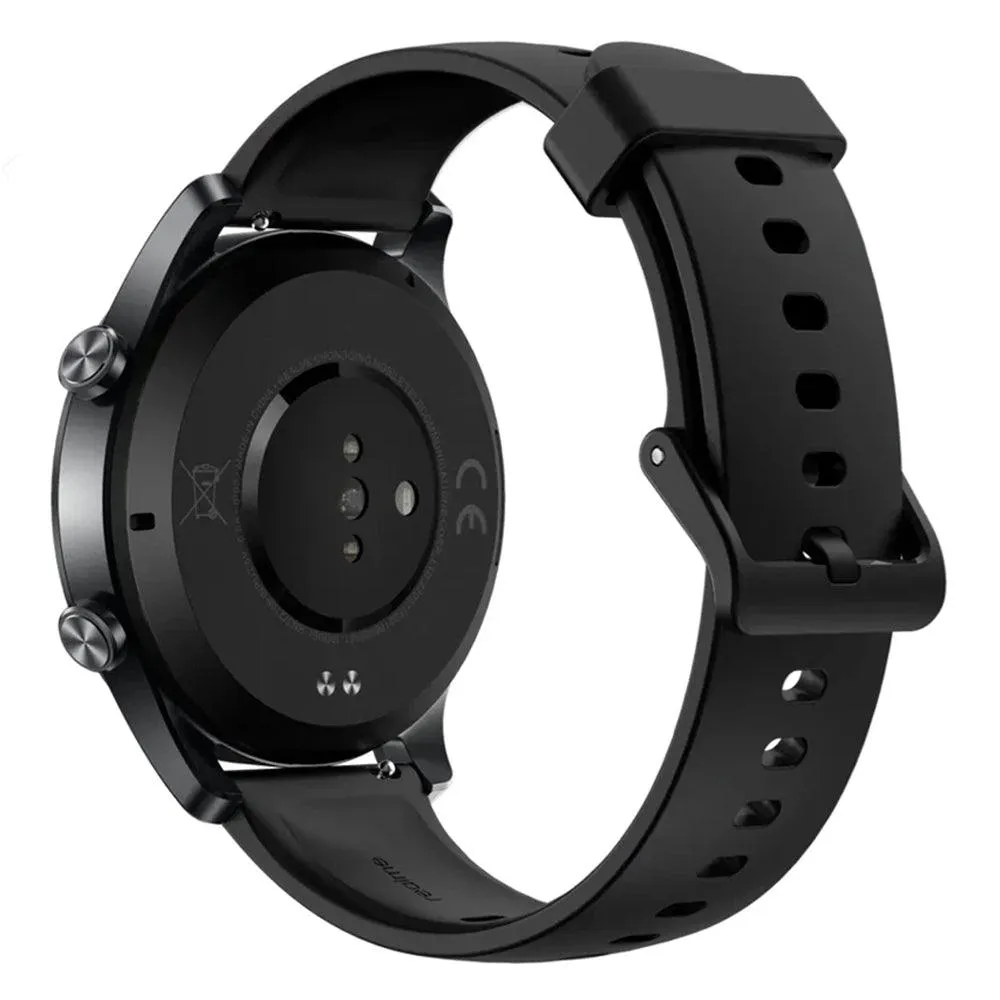 Realme TechLife Watch R100 RMW2106 Smart Watch Black Aluminum Case With Black Silicone Strap