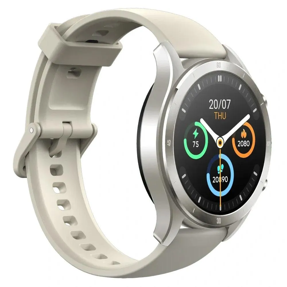 Realme TechLife Watch R100 RMW2106 Smart Watch Gray Aluminum Case With Gray Silicone Strap