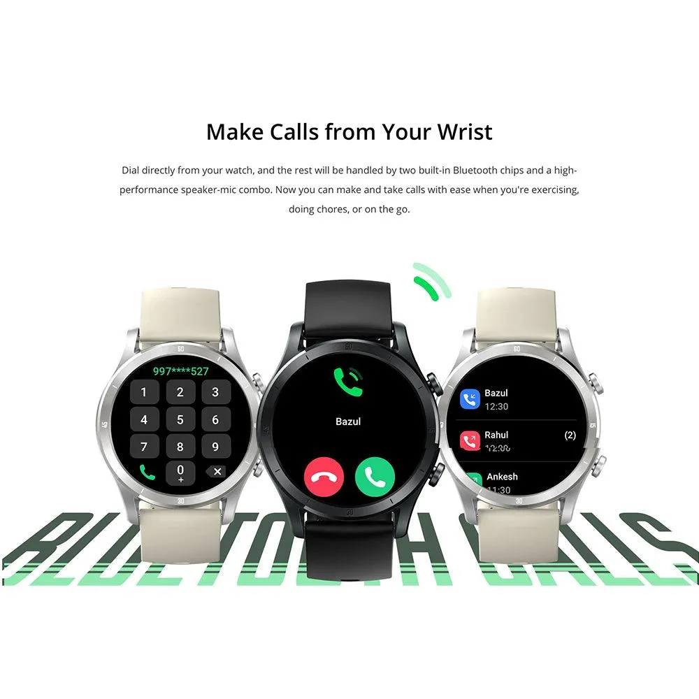 Realme TechLife Watch R100 RMW2106 Smart Watch Gray Aluminum Case With Gray Silicone Strap
