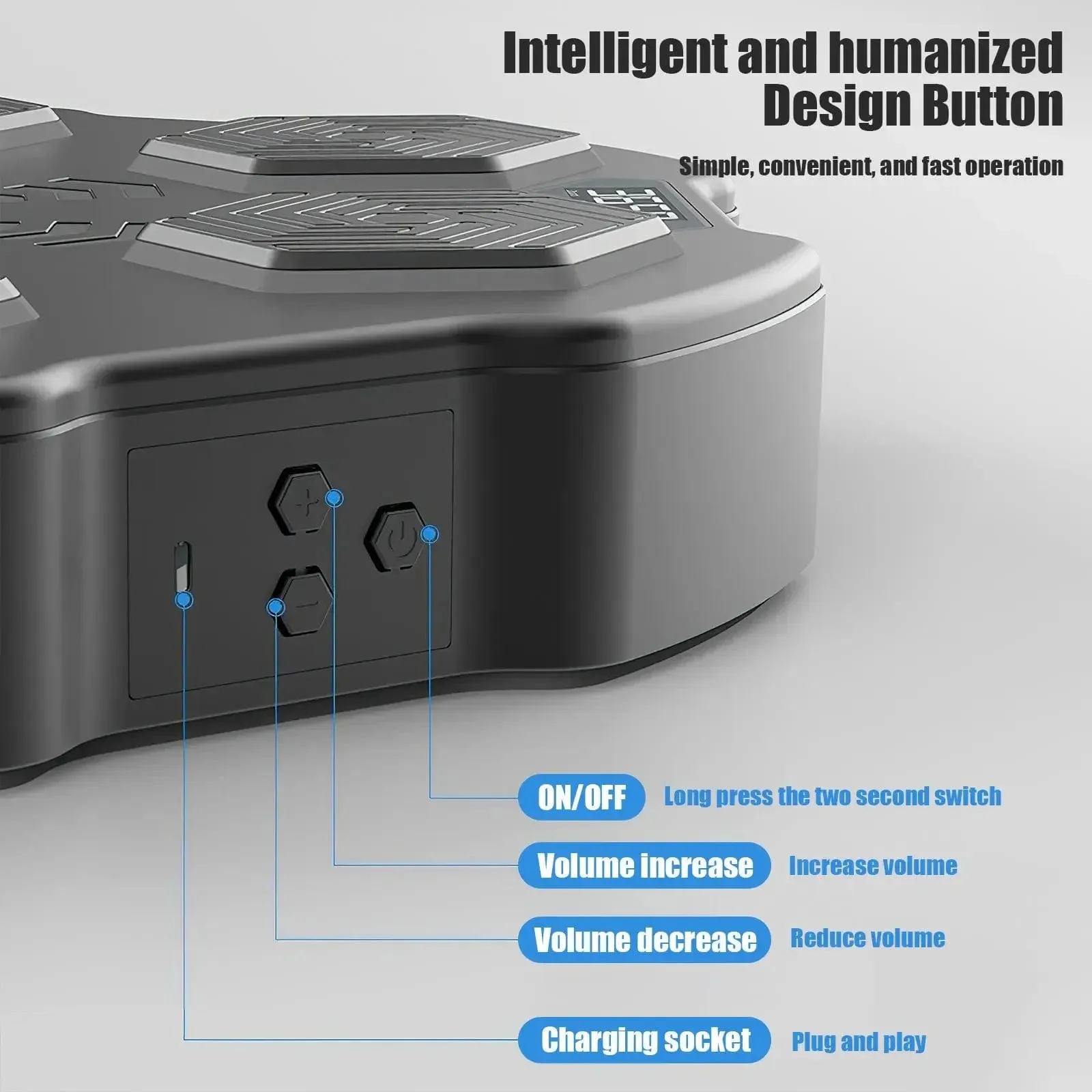 RhythmStrike: Smart Sensor Interactive Boxing Machine w/ Gloves