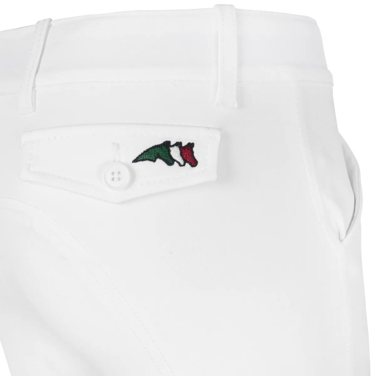 RIDING BREECHES EQUILINE BICE WITH GEL GRIP Women White