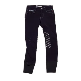 RIDING BREECHES WITH GRIP MONO ANIMO Boys OMBRA