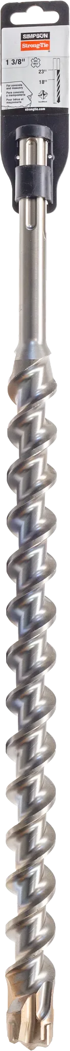 Simpson MDMX13723Q 1-3/8 in. x 23 in. SDS-max Shank Quad-Head Drill Bit