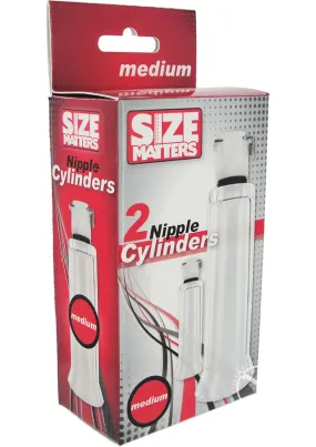 Size Matters 2 Nipple Cylinders Medium