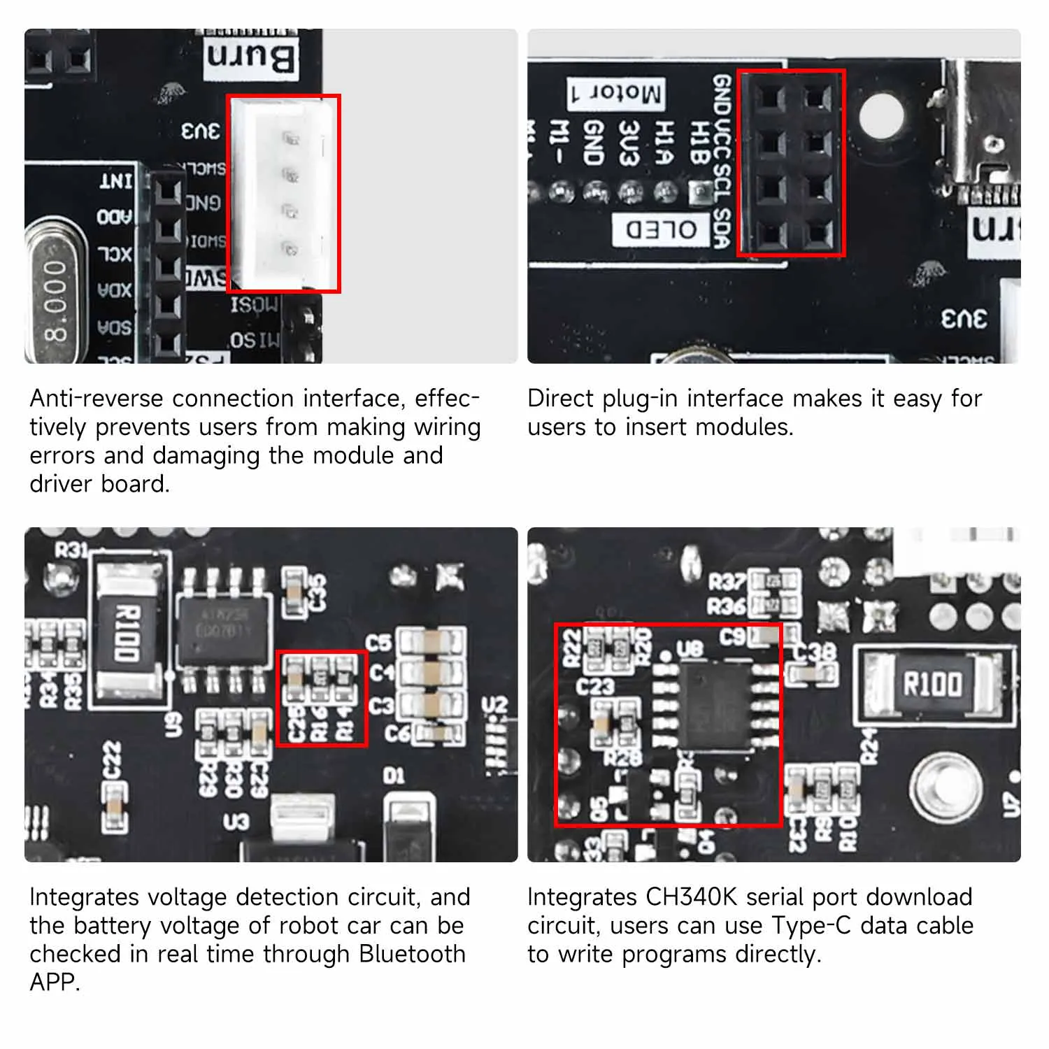 STM32 Driver Expansion Board for Self-balancing Robot Car