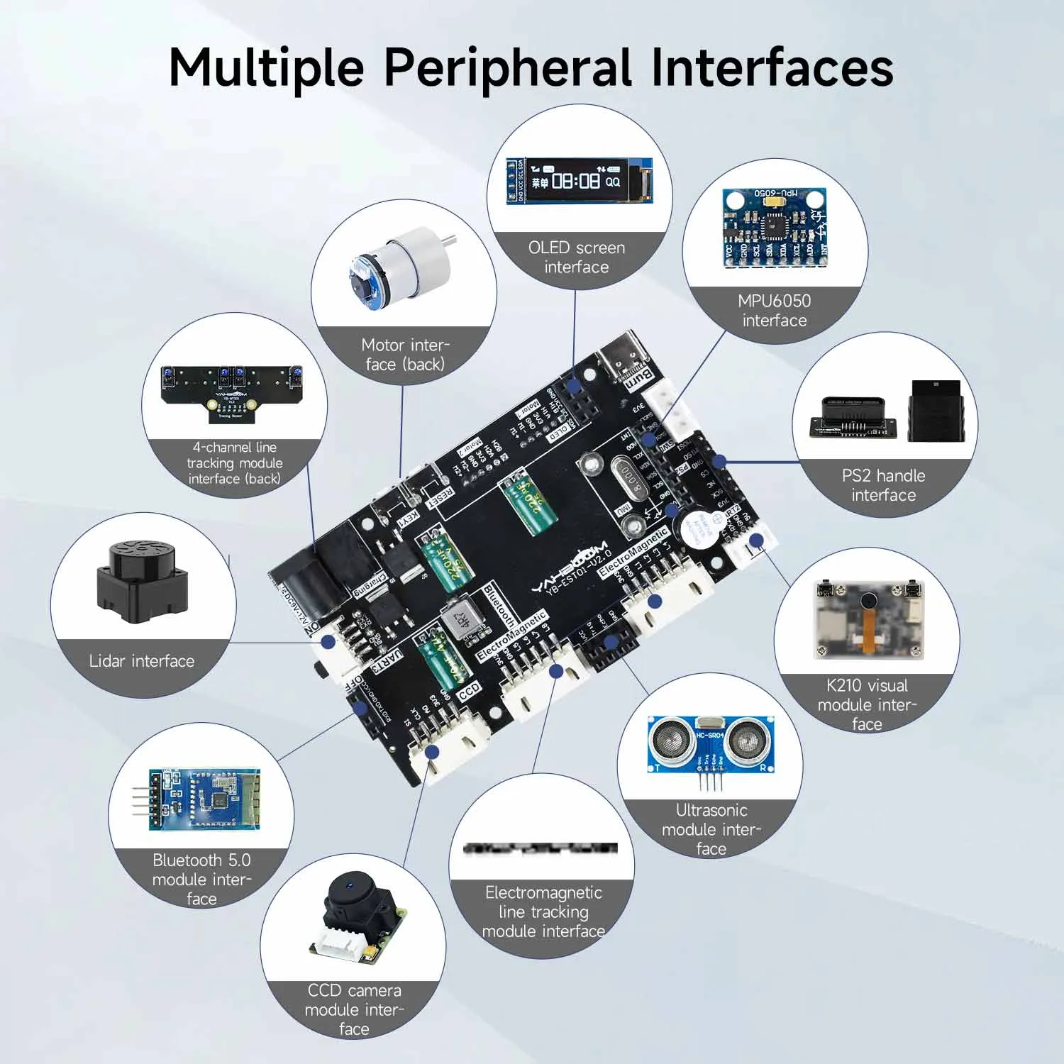 STM32 Driver Expansion Board for Self-balancing Robot Car