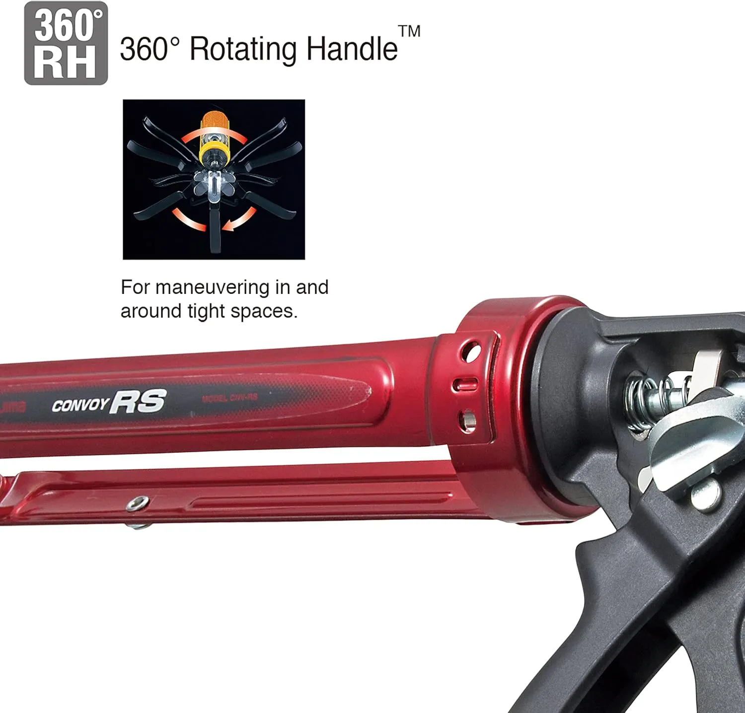 Tajima CNV-900RS Convoy RS 30 Fl Oz High Thrust Rotary Caulk Gun