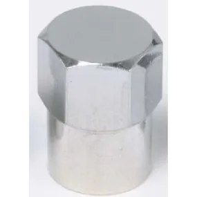 Tire Mechanic's Resource Chromed Long Skirted Plastic Sealing Cap (Box of 100)