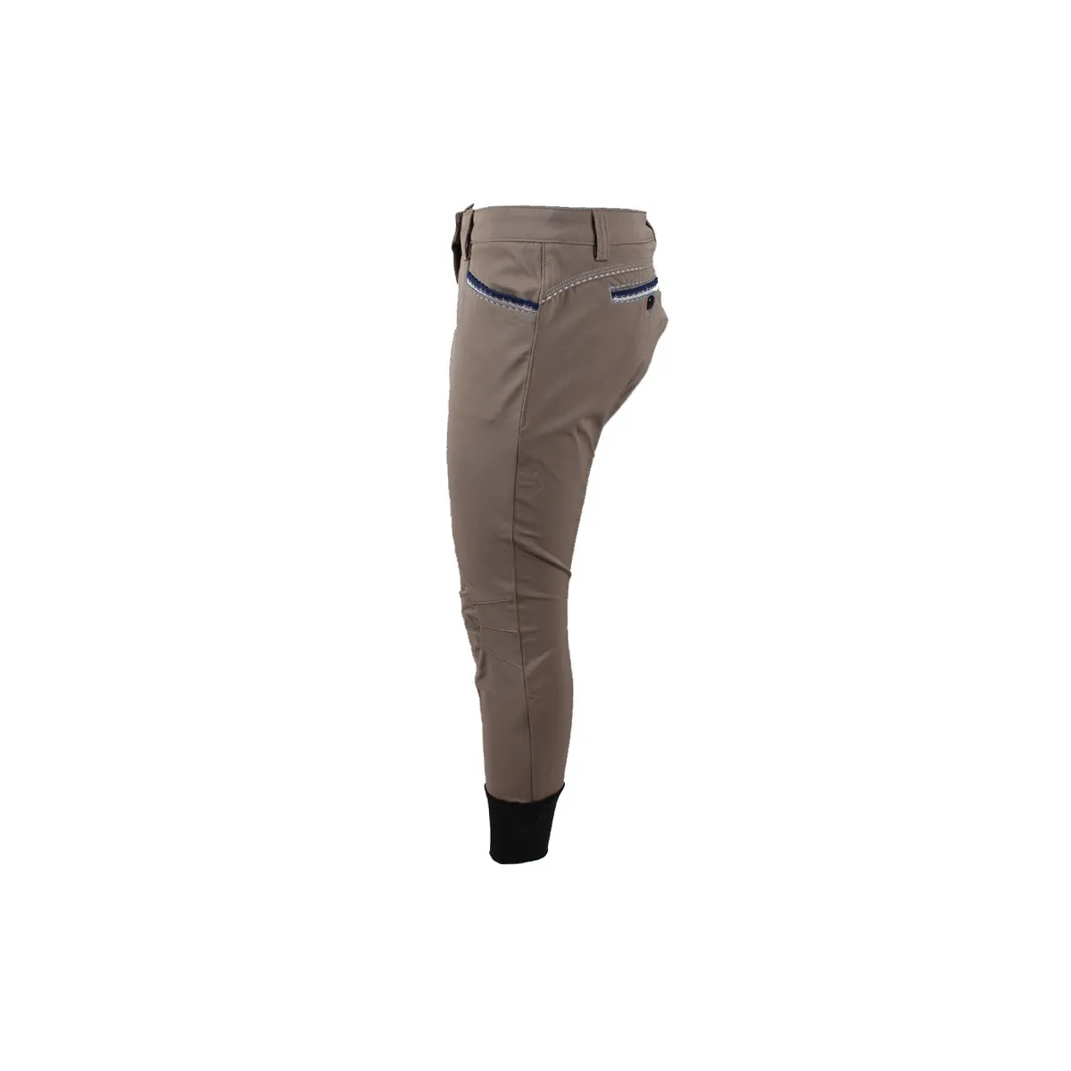 WOMEN RIDING BREECHES WITH GRIP NOLIMIT/13 ANIMO Dove grey