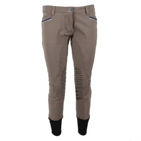 WOMEN RIDING BREECHES WITH GRIP NOLIMIT/13 ANIMO Dove grey