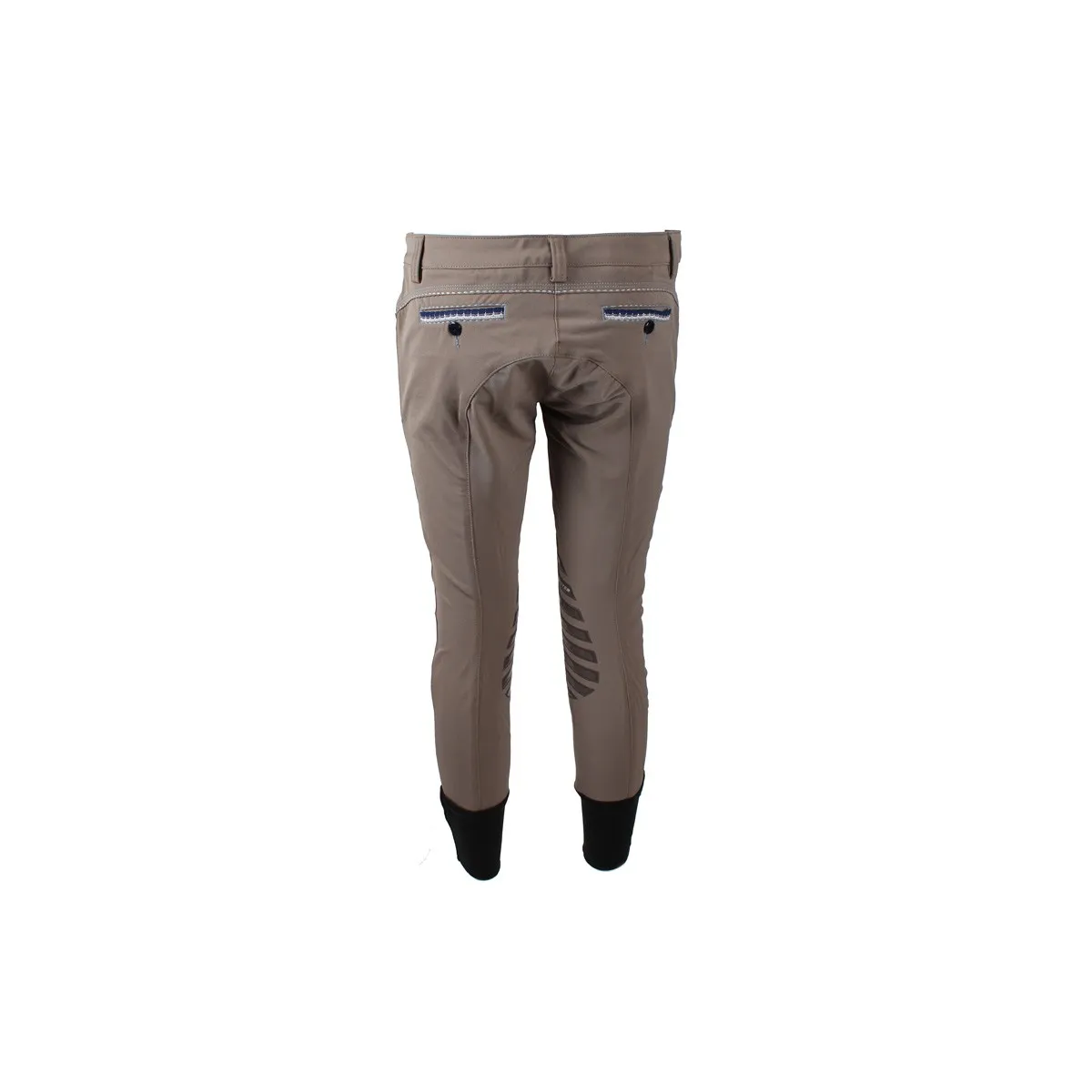 WOMEN RIDING BREECHES WITH GRIP NOLIMIT/13 ANIMO Dove grey