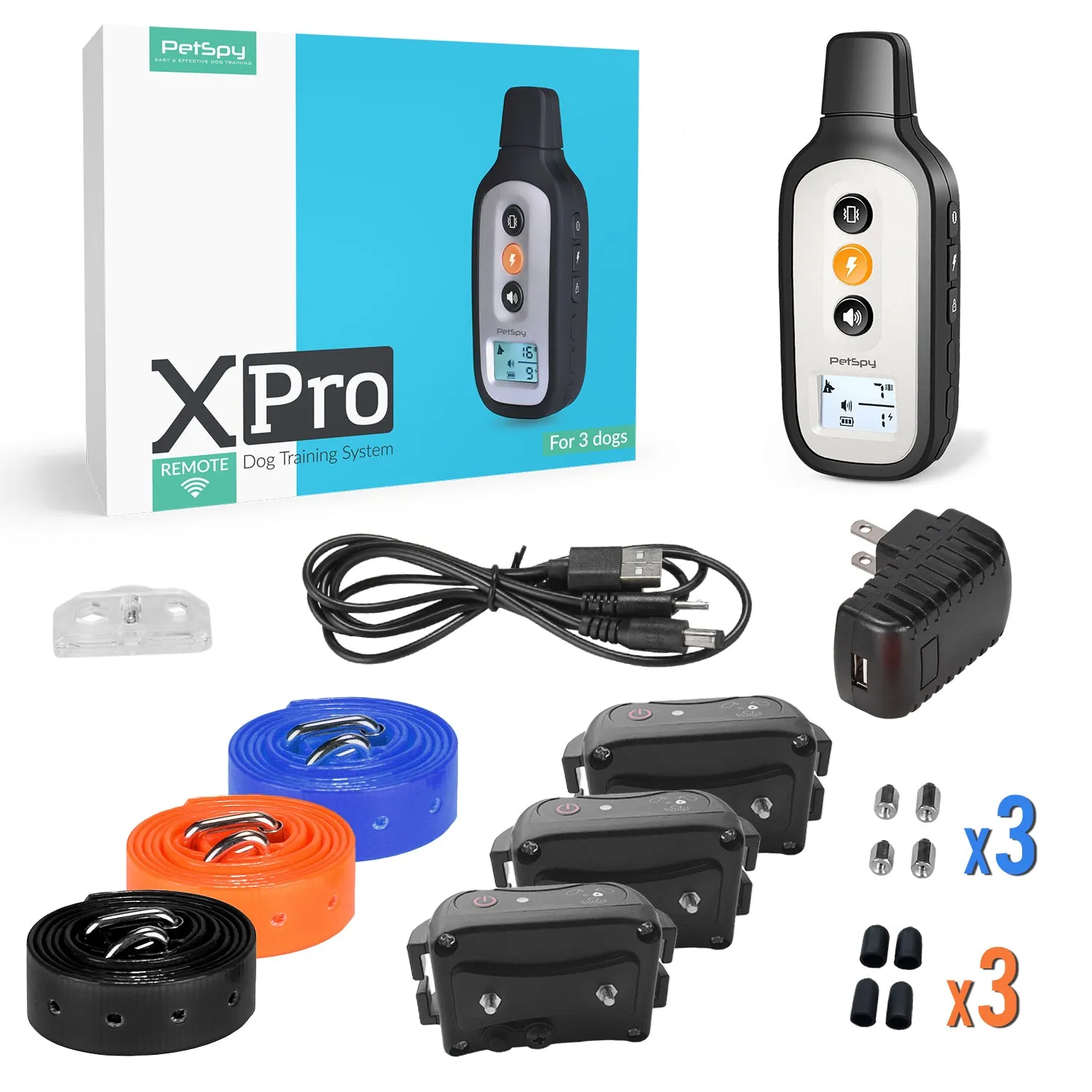 XPro 3 Dog collar - Shock collar for 3 dogs