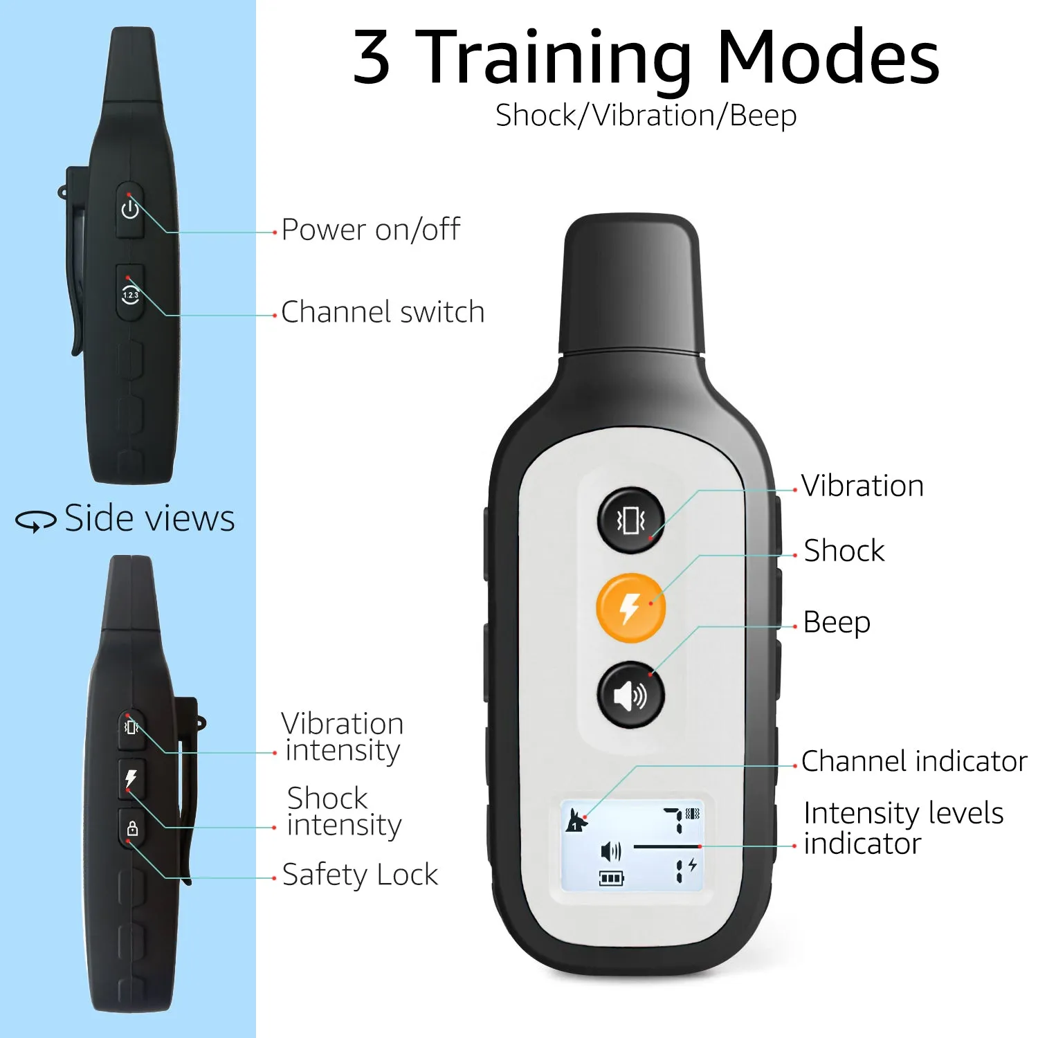 XPro 3 Dog collar - Shock collar for 3 dogs